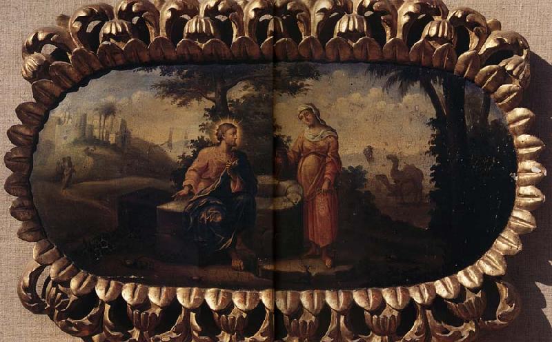 Nicolae Grigorescu Jesus and the Samaritan oil painting picture